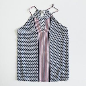 Women’s LOFT Chevron Print Tank Top: Size M